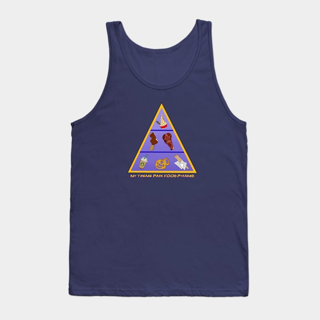 Theme Park Food Pyramid Tank Top by Smagnaferous